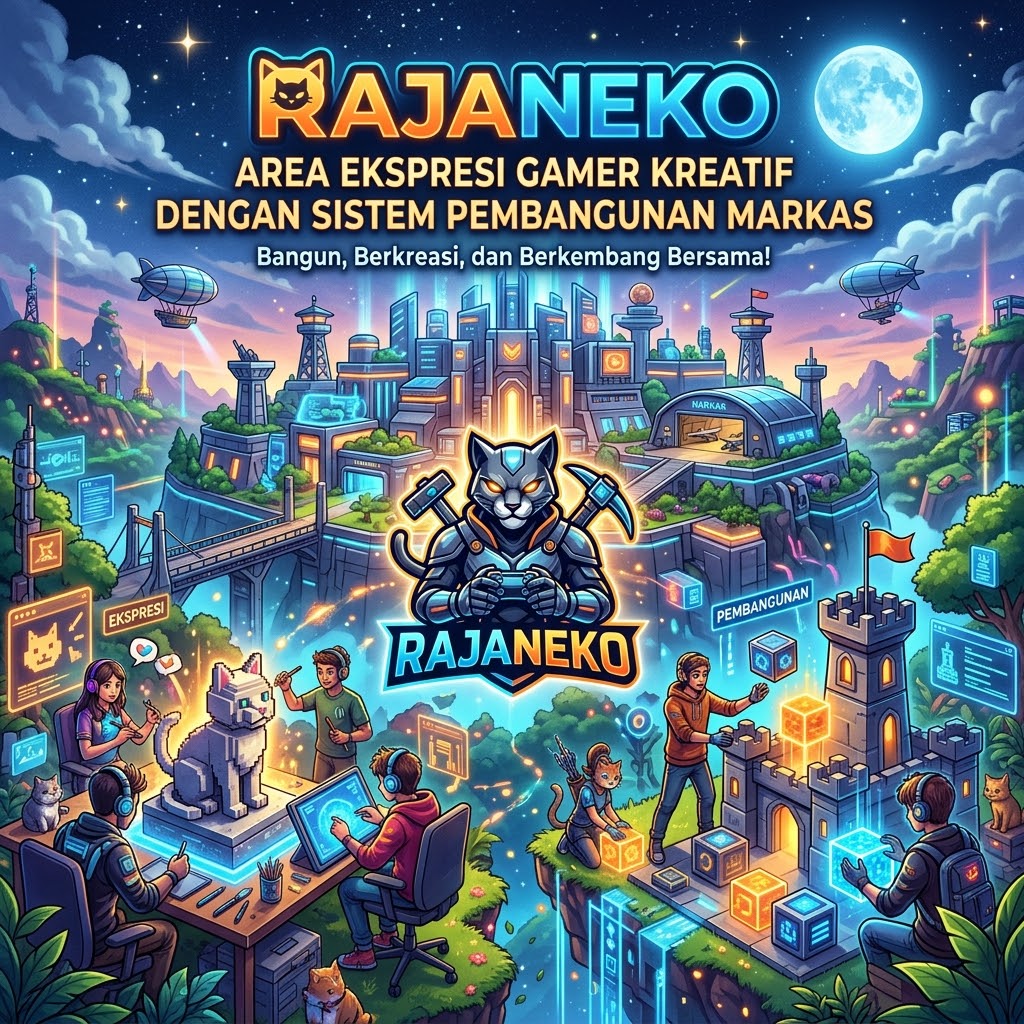 Galeri foto RAJANEKO Area Ekspresi Gamer Kreatif dengan Sistem Pembangunan Markas di Mahjong